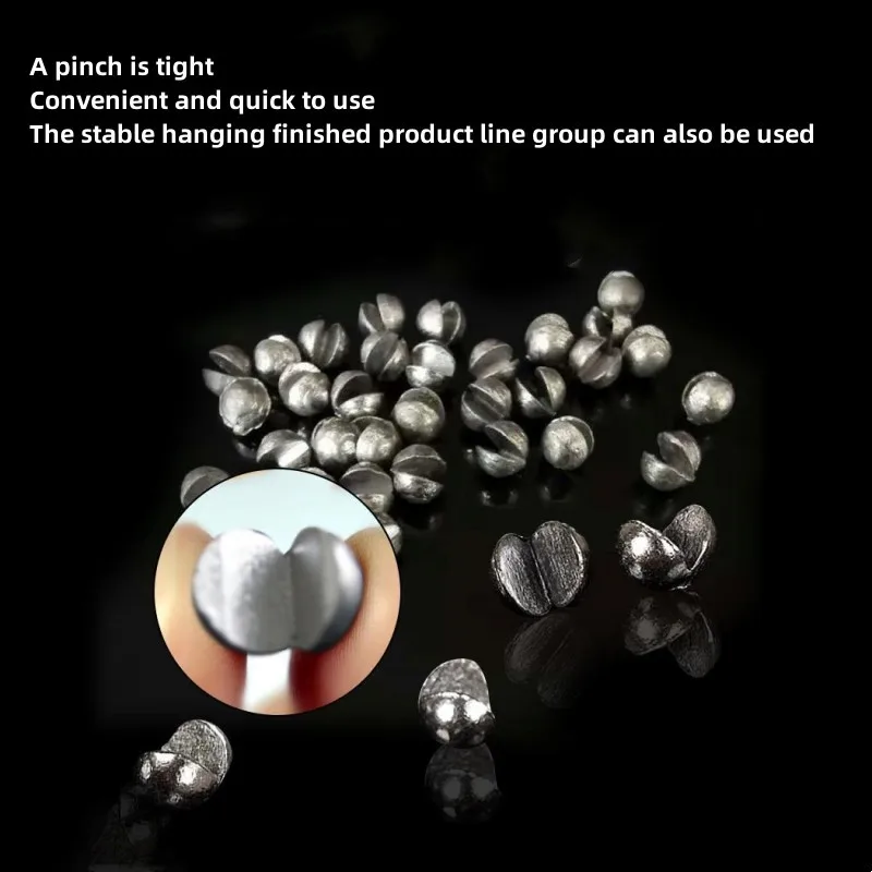 50pcs รอบตะกั่ว DROP Raft ตกปลาชุดขนาดเล็กรอบเปิดตะกั่ว DROP Miniature Lead DROP Quick กัดตะกั่ววาล์ว Stem Lead DROP