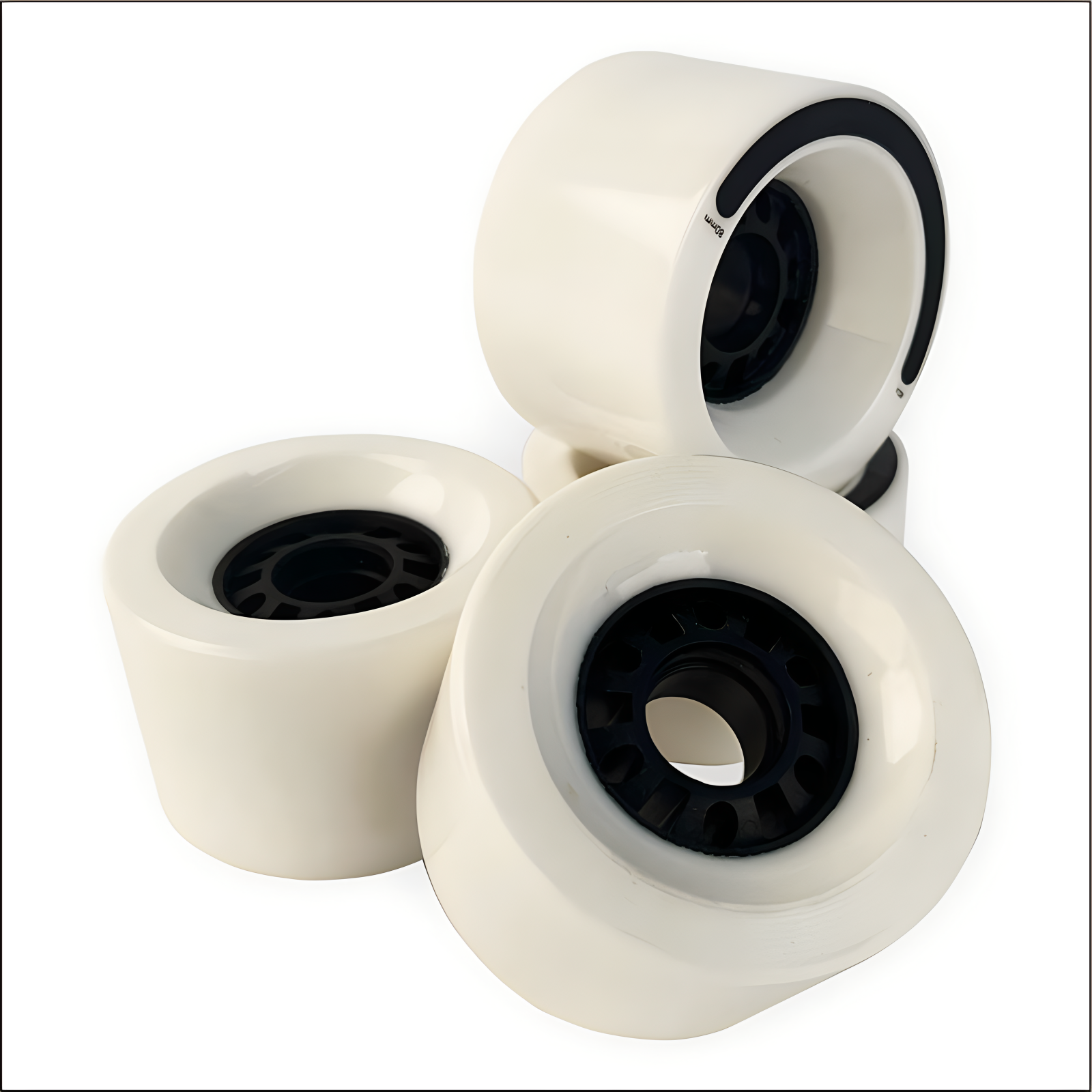 80 mm ダウンヒル ロングボード スケートボード クルージング ホイール 4 個セット ベアリング付き ロングボード ホイール スケートボード ホイール スペーサー付き