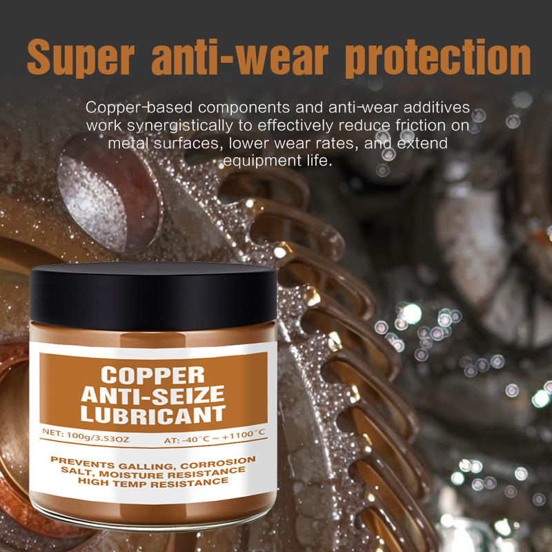 Miedziany smar przeciwzamgławiaczowy, smar przeciwzamgławiaczowy wysokotemperaturowy i pasta montażowa, środek ochronny i odmładzający do śrub.