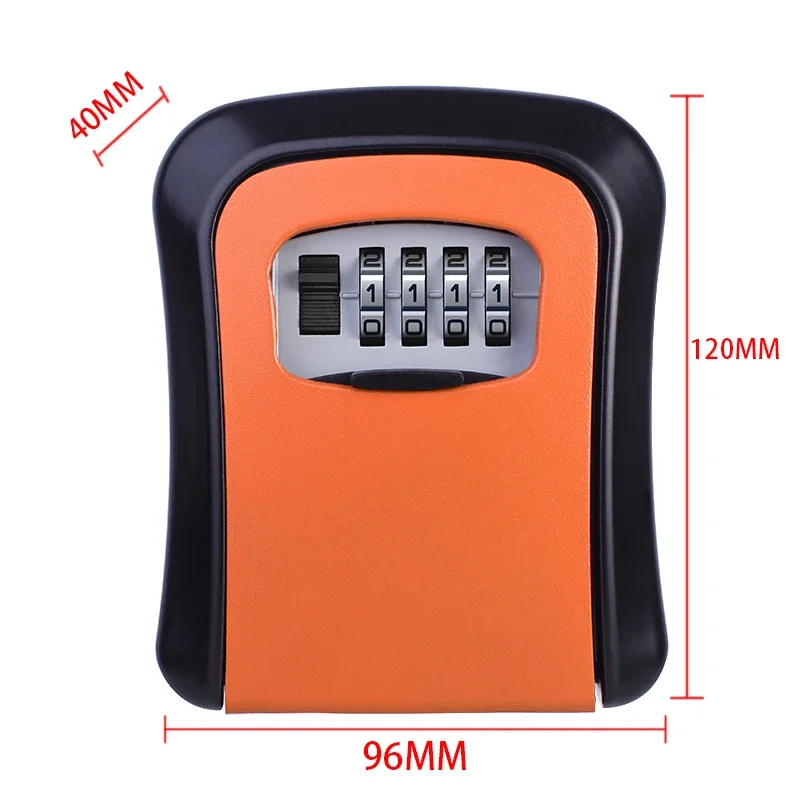Weatherproof ติดผนังกุญแจปลอดภัยรหัสผ่านกล่องกุญแจกล่องล็อคกุญแจ No4 COMBINATION Key Storage LOCK กล่องในร่มและกลางแจ้ง