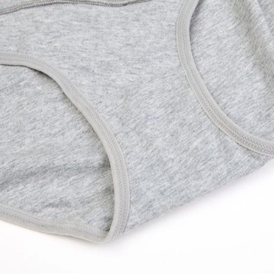 Ropa interior de algodón suave y transpirable para mujeres embarazadas, diseño de cintura baja, bragas de maternidad de mediados a finales de período de embarazo