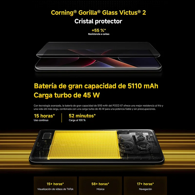 Poco X7 5G, NFC, smartphones, dimensão 7300-ultra, 120 Hz, câmera principal de 50 Mp com Ois, carregador não incluído