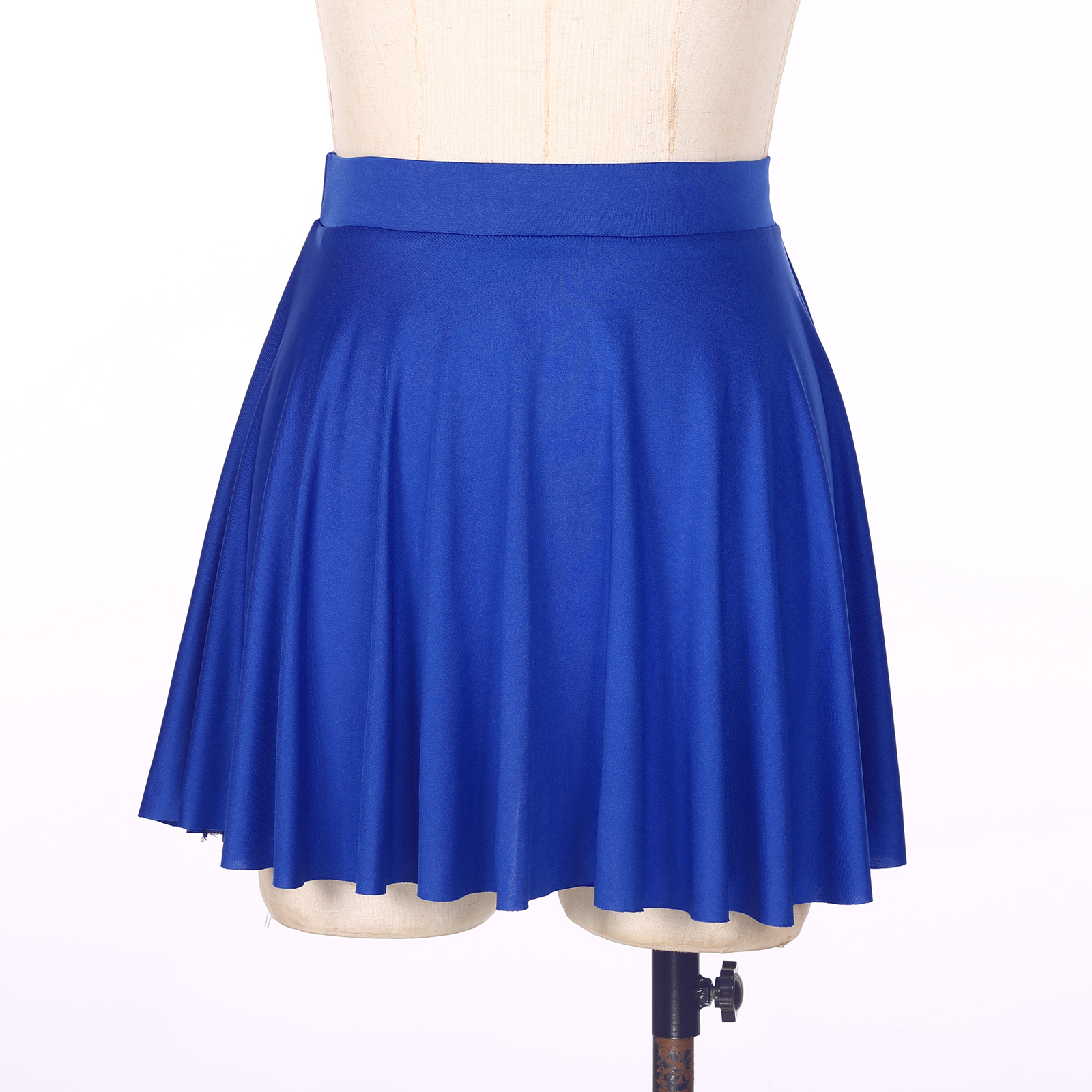 Dames sexy ruches rok casual effen kleur elastische tailleband uitlopende rokken loungewear homewear sportkleding party dance clubwear