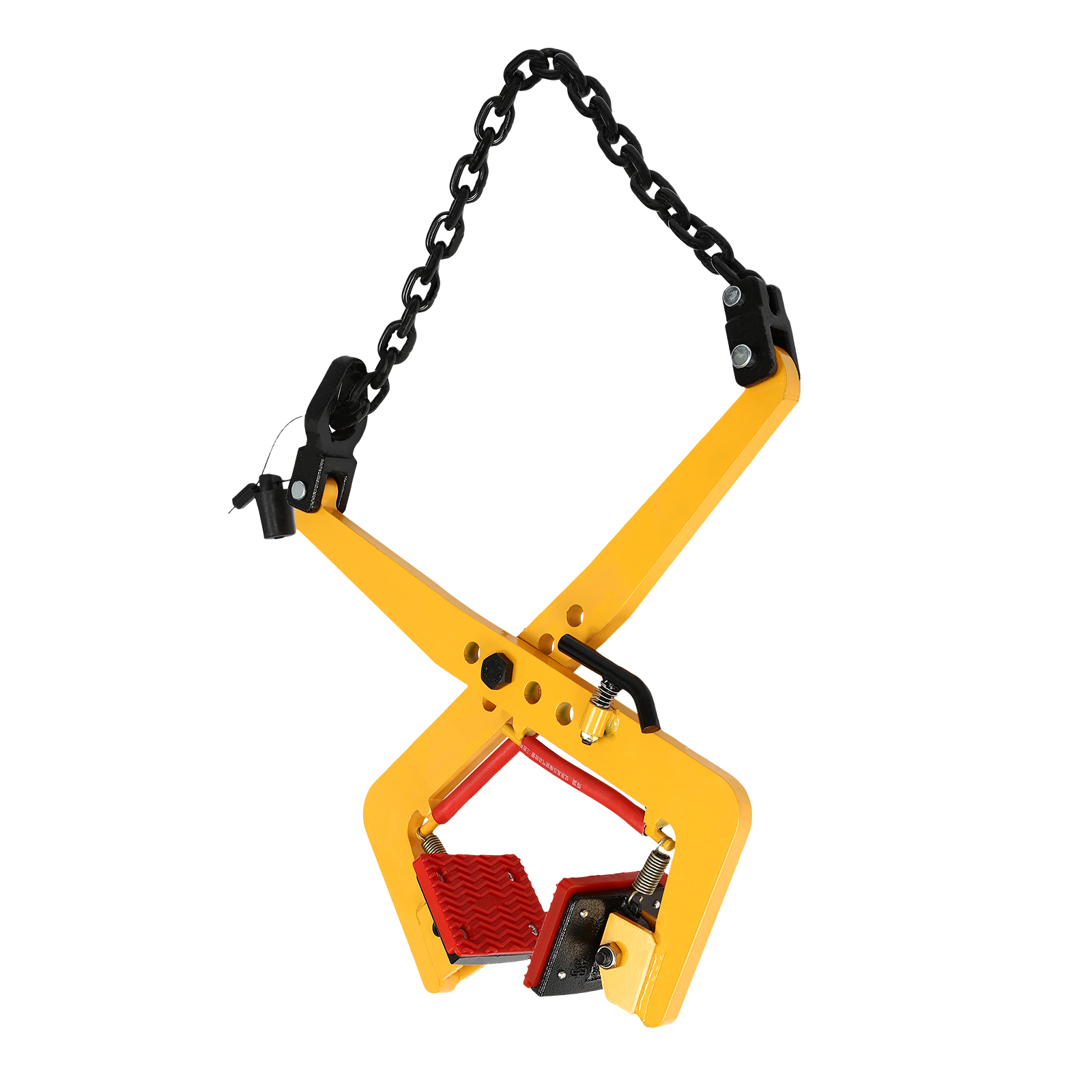 Braçadeira extratora de paletes-325/350/500kg, pinça de elevação, braçadeira tipo corrente de pedra pesada, abertura ajustável, sem instalação