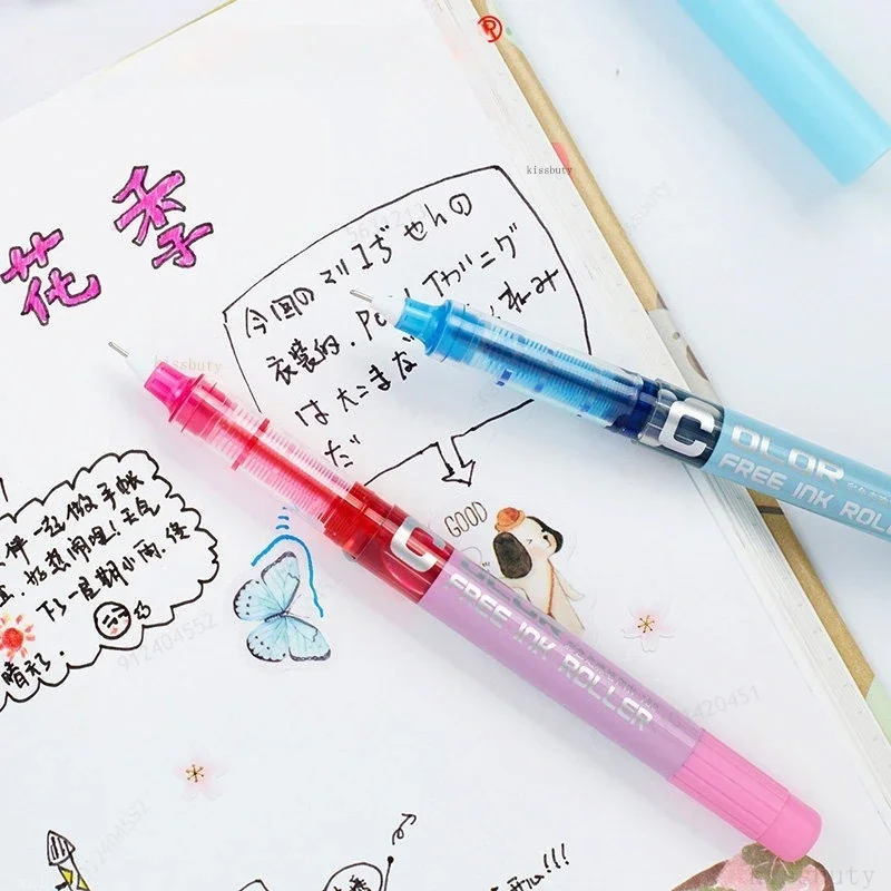 7pcs ที่แม่นยํา Roller Ball ปากกา,0.28/0.38/0.5 มม.Extra Fine Nib Liquid Ink ปากกาลูกลื่น, สําหรับเขียนโรงเรียนเครื่องเขียน Office