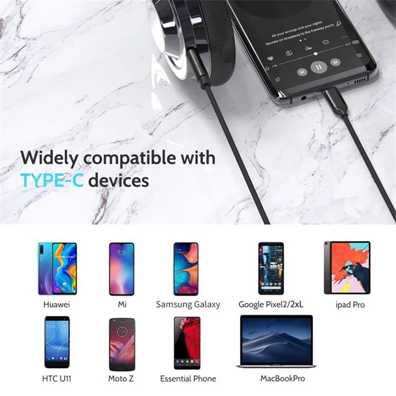 USB Type-Cから3.5mmのオーディオケーブル,ヘッドフォン,ヘッドフォン,ジャック,カーアダプター,Samsung S20 plus用,注20,s21ウルトラ,タブs7