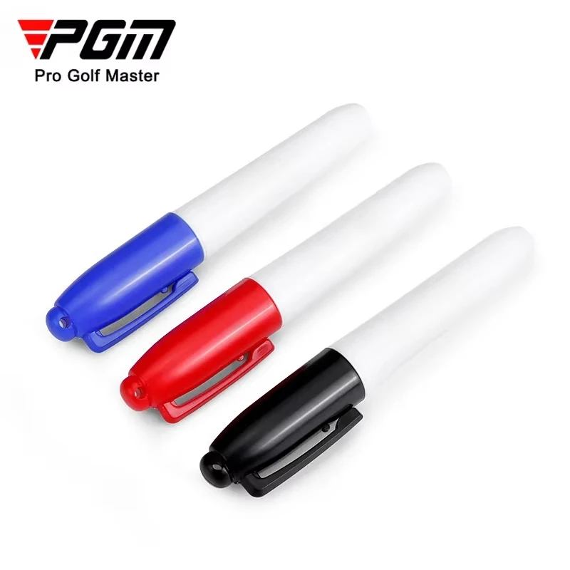 PGM 3pcs 골프 마커 특수 마커는 방수 기능이 있으며 퇴색하기 쉽지 않으며 휴대가 간편합니다.