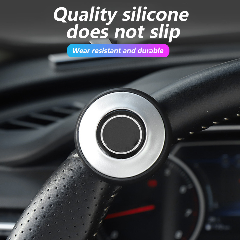 Universal Car Turning Steering Wheel Booster Spinner Knob 360 Degree Rotation Bearing Power Handle Ball Shaped Help Accessories