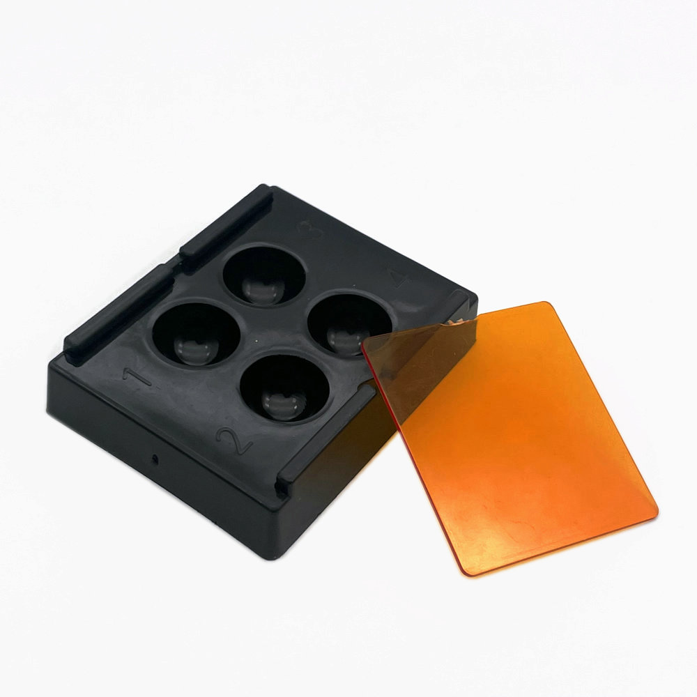 4 หลุม/8 หลุมทันตกรรมวีเนียร์กล่องเก็บฟัน Patch แรเงา Light Storage Case ฟันปลอม Retainer Molar กล่อง