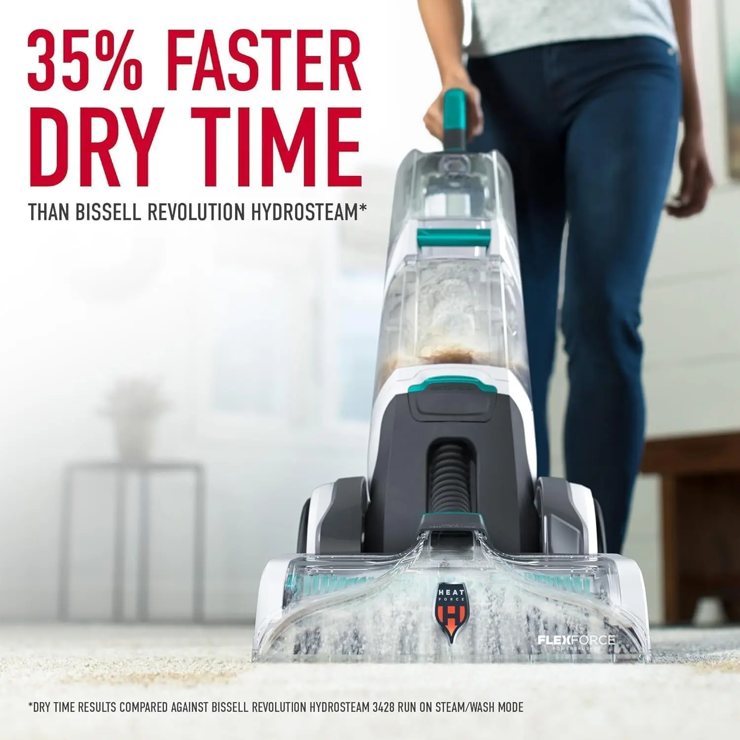 SmartWash+ Automatic Carpet Cleaner Machine, for Carpet and Upholstery