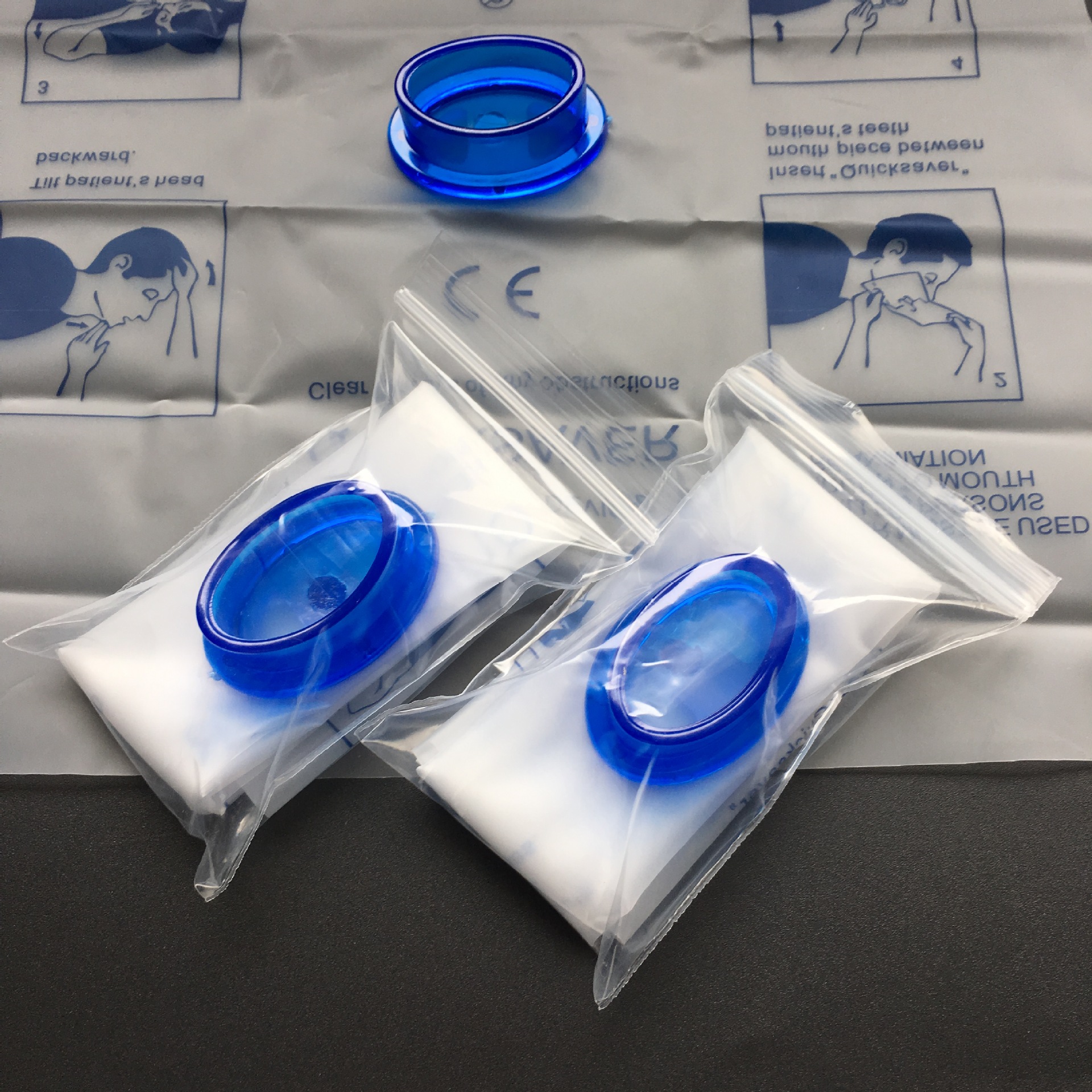 CPR แบบใช้แล้วทิ้ง Medial ฉุกเฉินปาก Breath Mask Face SHIELD Resuscitation อุปกรณ์ First Aid TOOL Quick Saver First Aid Mask