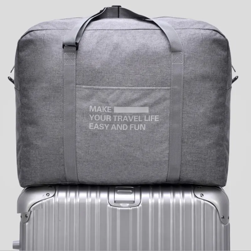 32L große Kapazität Reisetasche Männer Falttasche Unisex Gepäck Reisehandtaschen