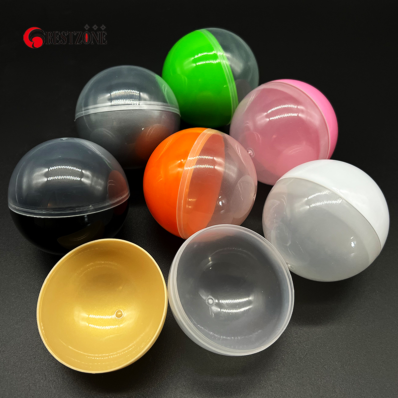 5Pcs 70MM 2.76inch Plastic PP Empty Surprise Balls Toy Capsules Round For Vending Machine Kids Gift Mystery Box Wedding Party