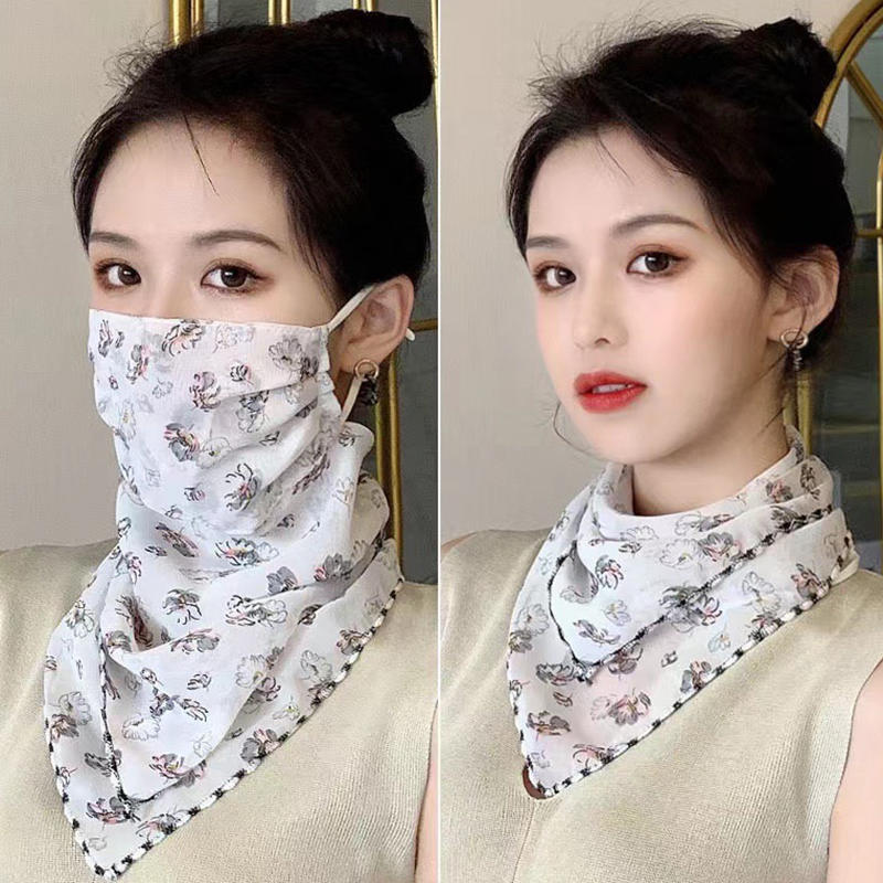 Fashion Punk Sunscreen Mask For Men Women Summer Face Neck UV Protection Ear Scarf Hip Hop Outdoor Sports Cycling Bandana Scarfs