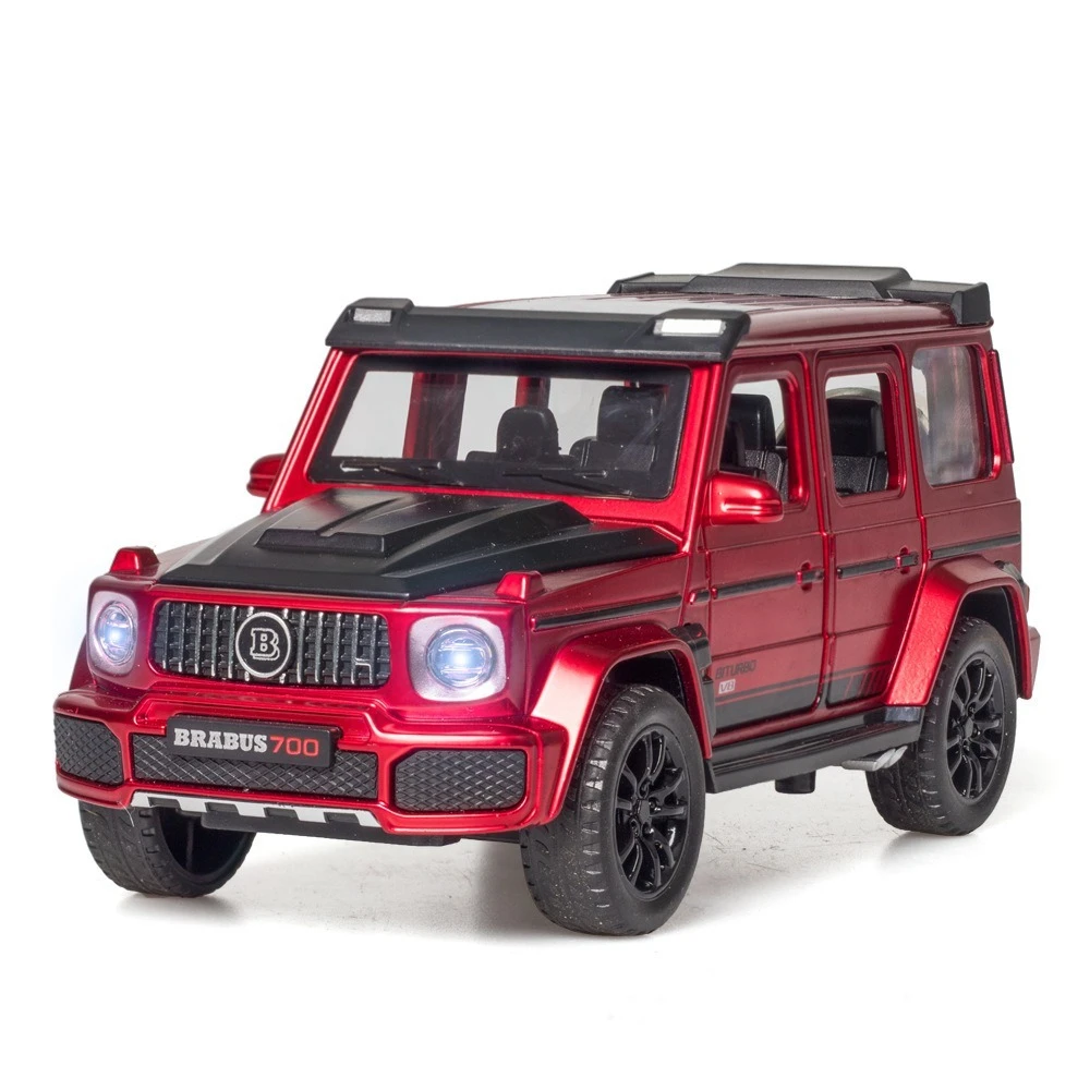 音と光の合金車モデルg700,1:32,ダイキャスト車,SUV,収集品,シミュレーション玩具,子供向けギフト