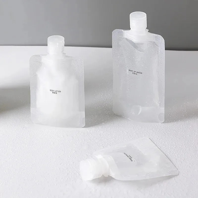 10cs 30/50/100ML Thickened Travel Subpackage Cosmetic Lotion Shower Gel Shampoo Portable Facial Cleanser