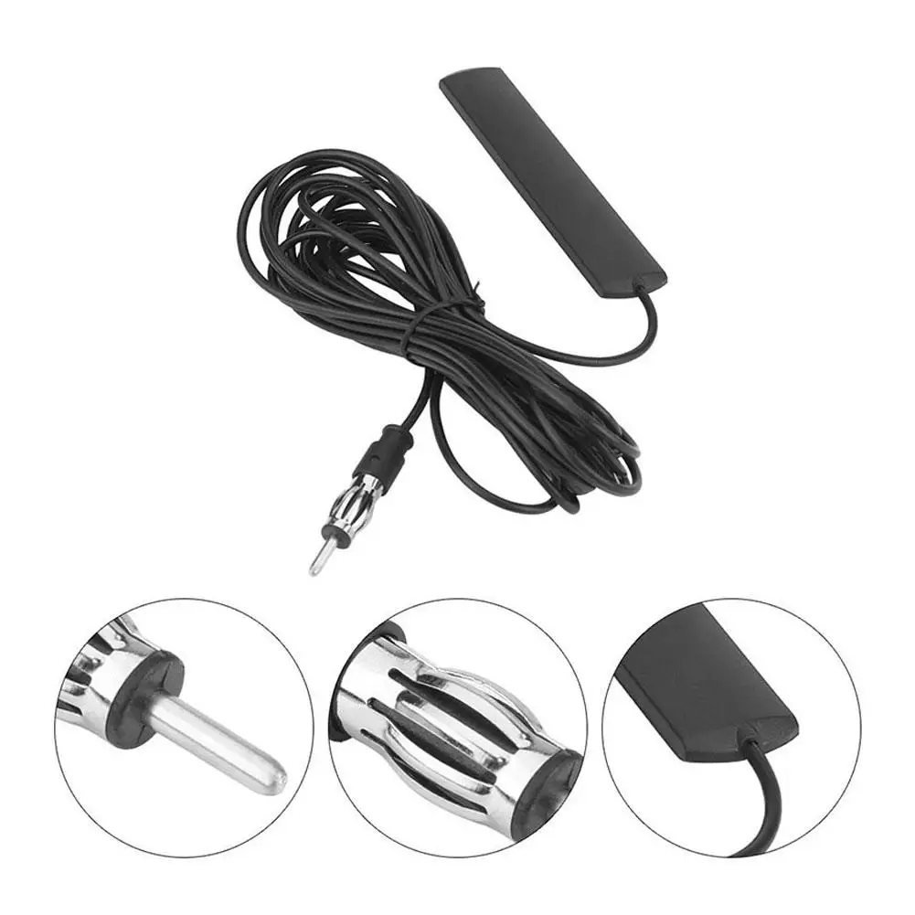 Car Radio Fm Antenna Universal Auto Length Signal Amp Amplifier Vehicle Boat Marine Signal Car Device Enhance Rv T1t4