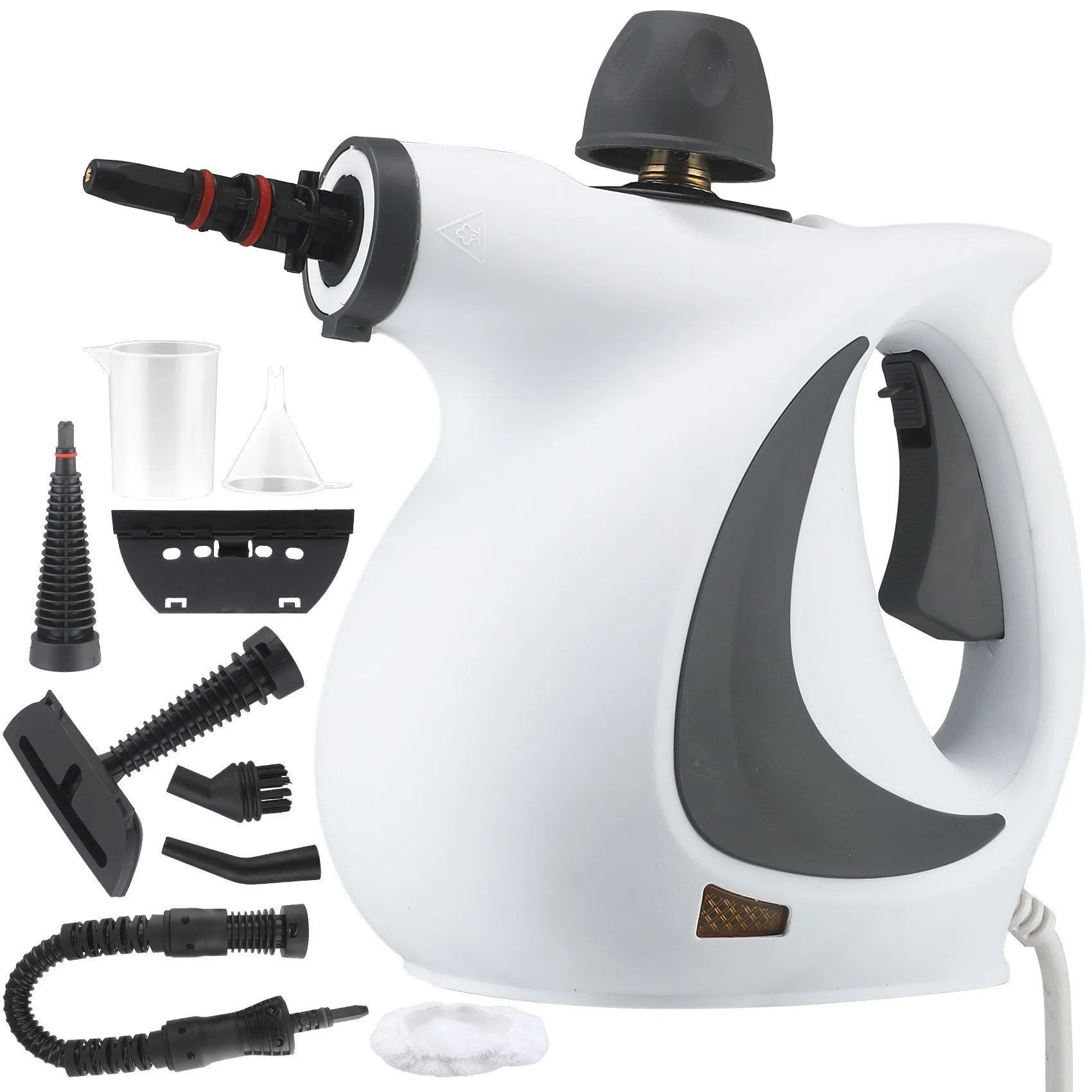 Limpiador a vapor de mano presurizado para el hogar - Máquina vaporera de limpieza multisuperficie profunda multiusos portátil de alta presión