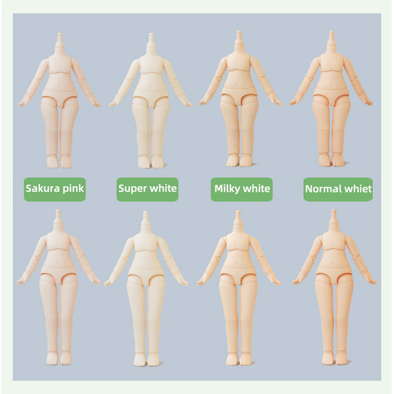 1/12 BJD 人形ボディ Ob11 人形球状取り外し可能なジョイントボディ人形ペニー、GSC ヘッド、モリー、オビツ 11、DIY 人形アクセサリー