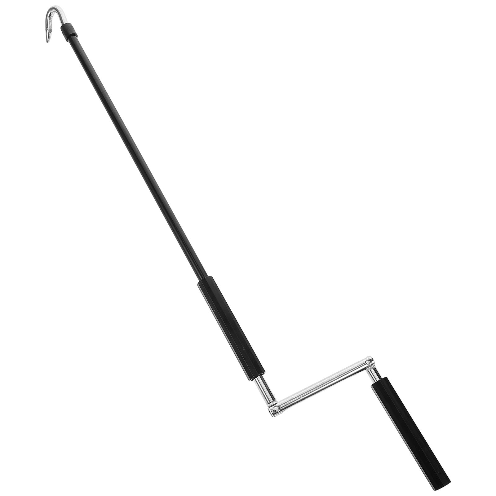 Sunshade Hand Rod Awning Crank Wand Heavy Duty Manual Handle Outdoor Canopy Replacement Universal Opener Lightweight Awnings