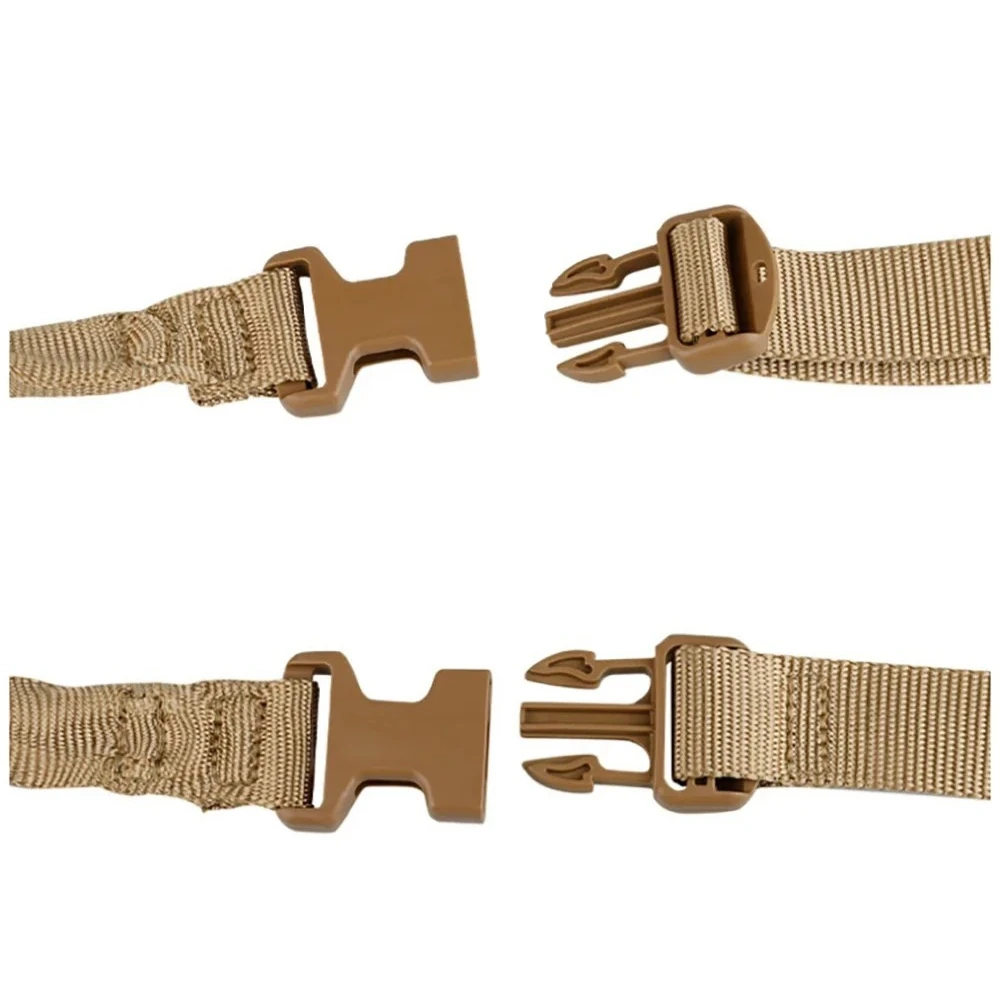 Arnés táctico para exteriores 2025, cuerda para pistola CS de un solo punto, cuerda de seguridad Diagonal, cinturón táctico de camuflaje Unisex para deportes de caza