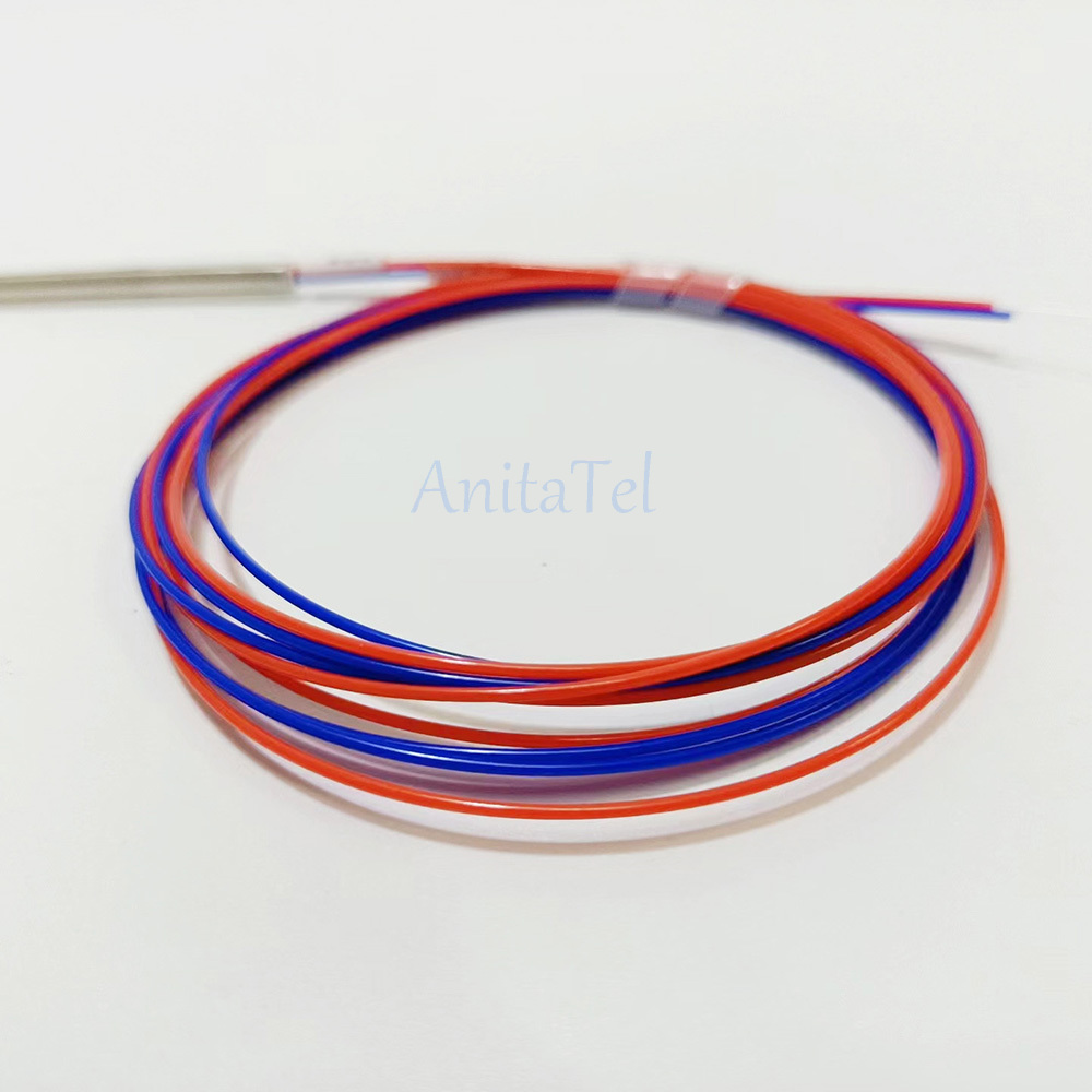 10 Uds 1x2 divisor de relación personalizado divisor de fibra óptica FBT sin conector acoplador de fibra 1/99 2/98 5/95 10/90 15/85 25/75