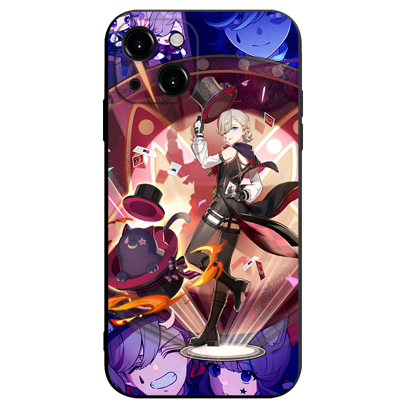 เคสโทรศัพท์ lyney Fontaine genshin impact 4.0 Character Magician สำหรับ iPhone 14 13 12 11 PRO MAX MINI XS x XR SE3 2 7 8 PLUS