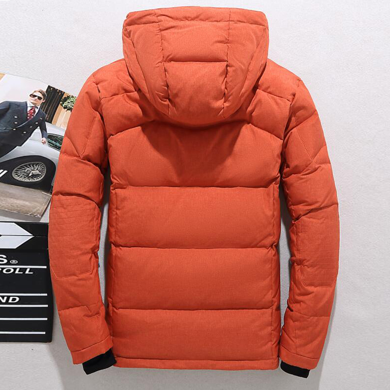 20 Graden Donsjack Mannelijke Winterparka 'S Heren Witte Eend Donsjack Met Capuchon Buiten Dikke Warme Gewatteerde Sneeuwjas Oversized M-4XL