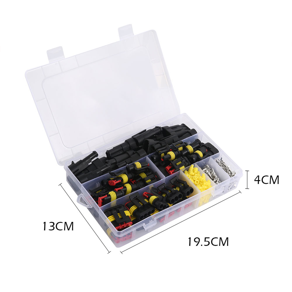 352 個 IP68 車の電線コネクタ 1/2/3/4 穴端子プラグオス & メスピンプラグコネクタ車オートバイトラック用
