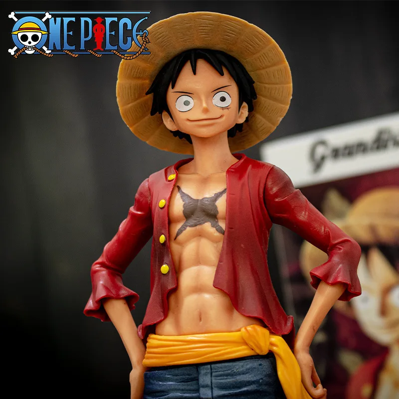 ร้อน 28Cm One Pieceอะนิเมะรูปมั่นใจยิ้มLuffyสามรูปแบบเปลี่ยนตุ๊กตาActionตุ๊กตาของเล่นชุด
