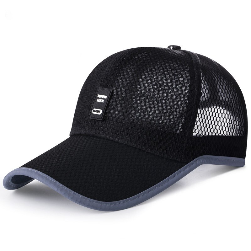 Hat Men Summer Korean Version Mesh Winning Baseball Cap Sun Protection Shade Cap Cap Outdoor Sports Net Cap