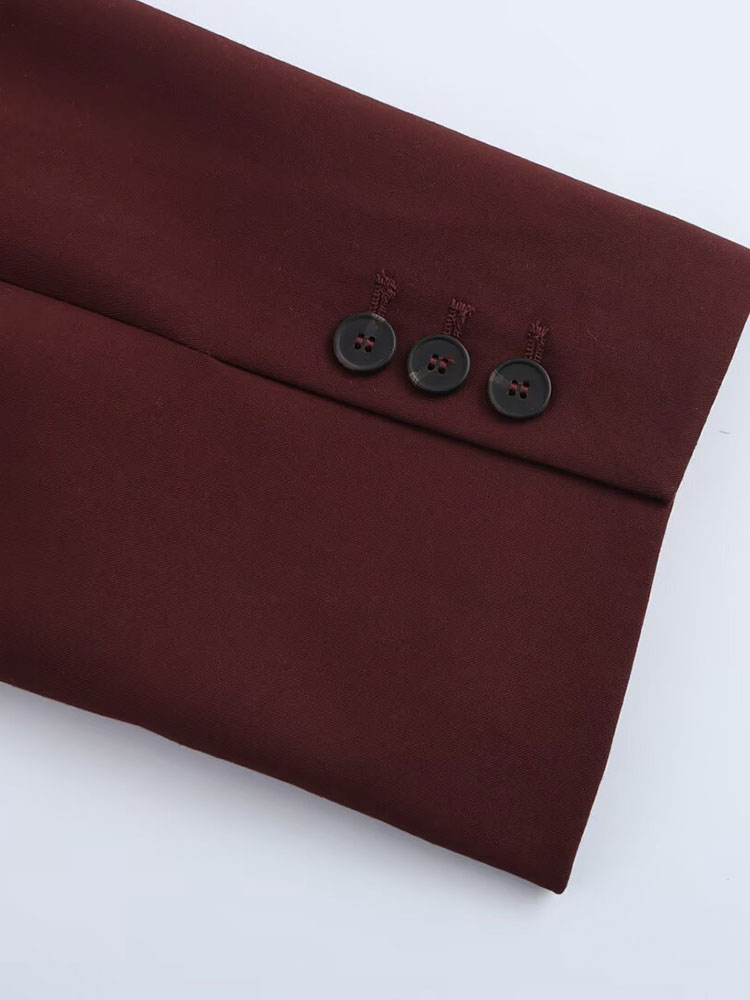 NLZGMSJ 2025 Frühling frauen Büro Blazer Solide Taschen V-ausschnitt Langarm Single Button Blazer Mode Outwears