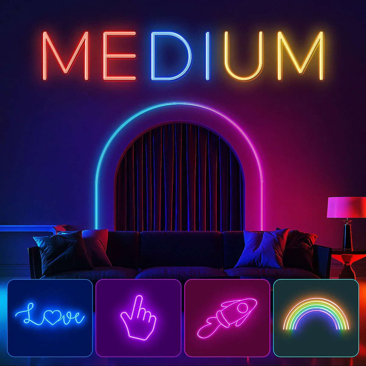 Strisce al neon flessibili RGB con app/telecomando, modalità multiple, sincronizzazione musicale, lampada a corda al neon con striscia LED impermeabile IP65