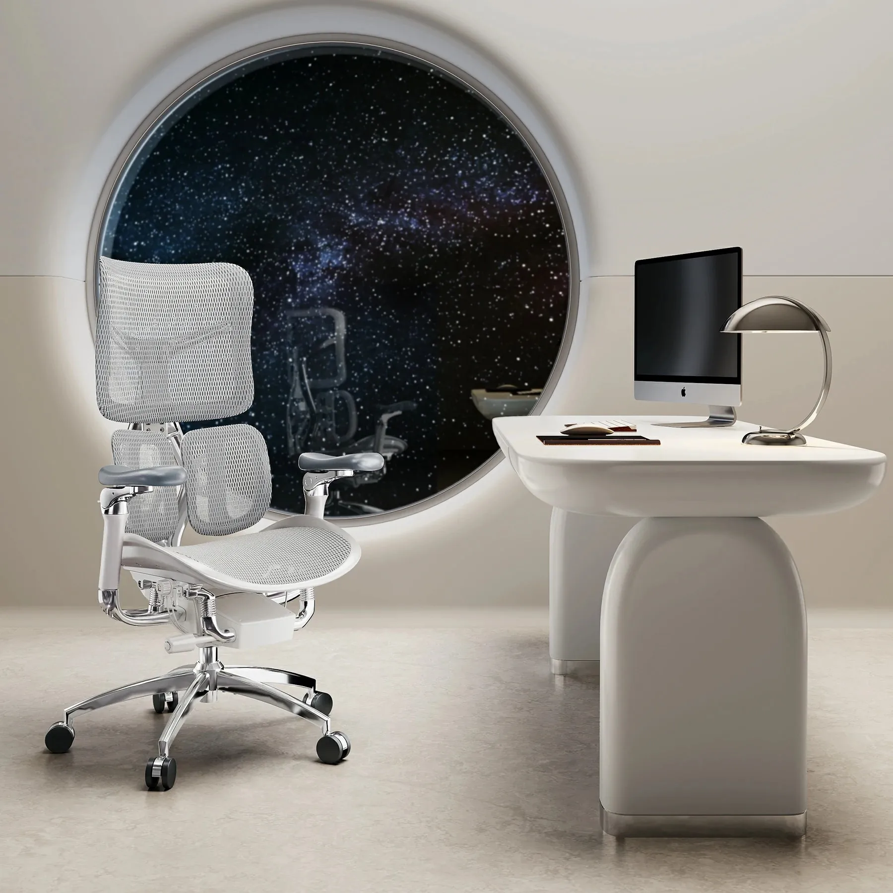 SIHOO Doro S300 Ergonomic Office Chair Computer Chair with Dual Lumbar Support 6D Armrests Adjustable Rolling Mesh Gaming Chair