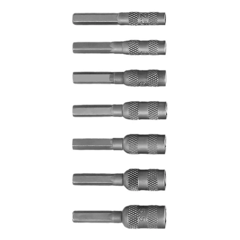 Y3NA set 7 socket nut driver untuk perakitan furnitur dan perbaikan otomatis