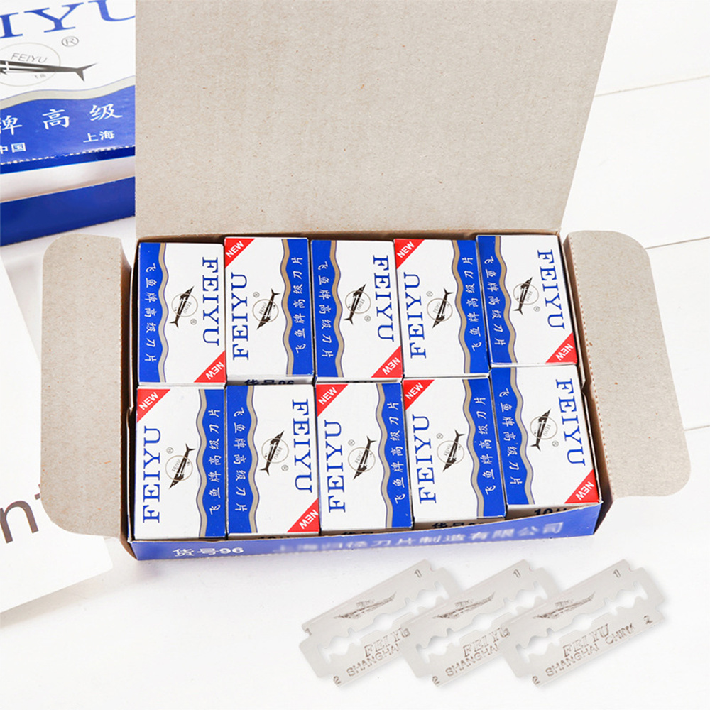 10pcs Double Edge Razor Blades Men'S Razor Blades Shaving Stainless Steel Double Razor Shaving Blades For Smooth Precise Clean