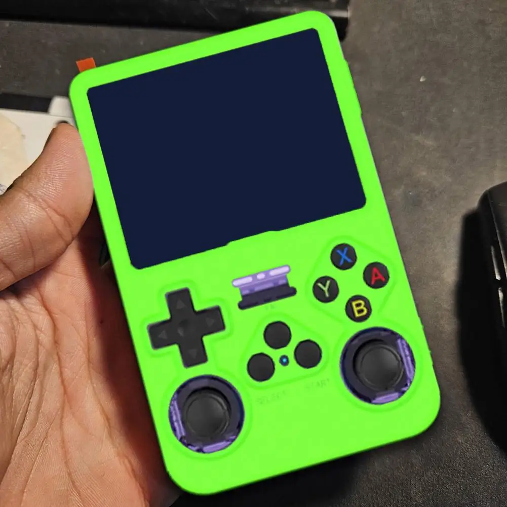 Silicone Case For R36S Handheld Game Console Silicone Protective Cover Anti-Scratch Storage Box Soft Shell