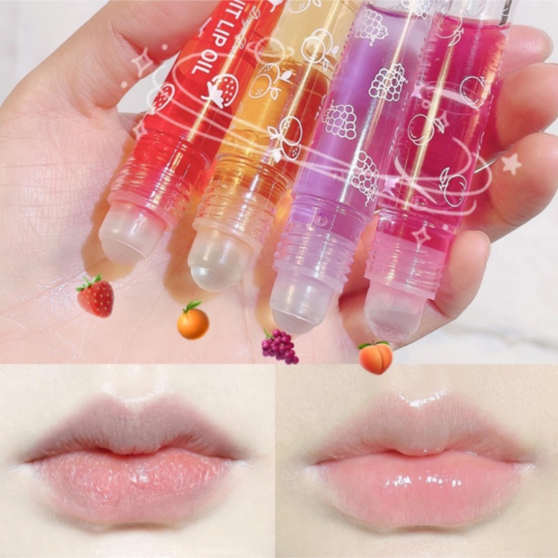 1pc Lip Gloss 6-color Lip Balm Moisturizing Makeup Lip Gloss Non-sticky Moisturizing Plump Long-lasting Lip Balm