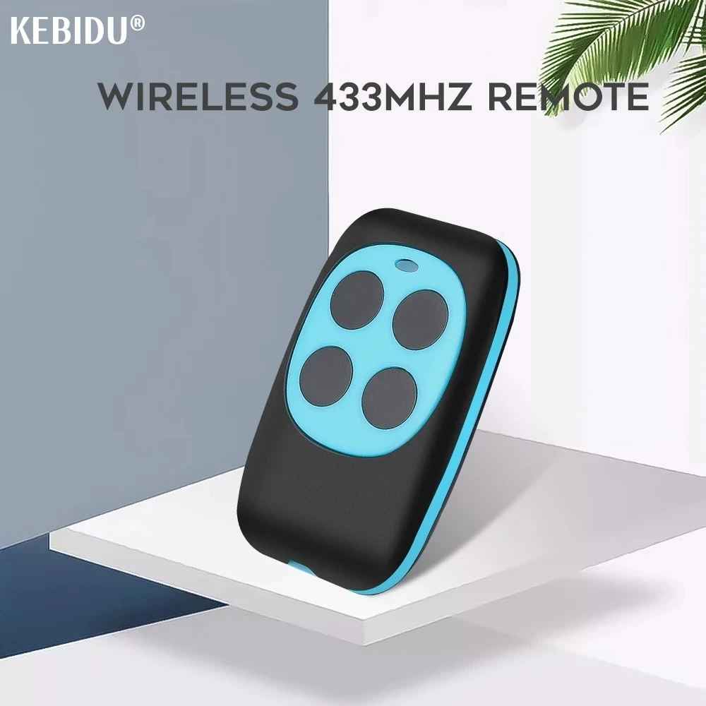 Garage Door RF Remote Control Duplicator 433MHz Code Grabber Clone Gate Key Fob Command Hand Transmitter 4 Buttons waterproof