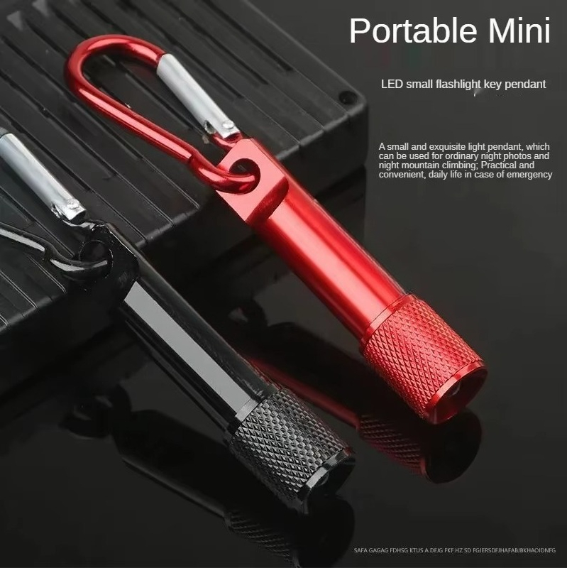 Mini tragbare Taschenlampe Schlüsselanhänger Anhänger mit Batterie Licht Kleine LED-Taschenlampe Auto Schlüsselanhänger Anhänger Schlüsselanhänger Mini-Taschenlampen