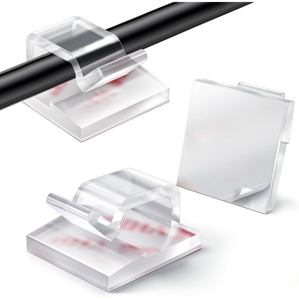 20-100 шт., зажимы для рождественских светильников, крючки для уличных гирлянд, зажимы, держатель для проводов для подвесных светильников, настенный кабель, гирлянды