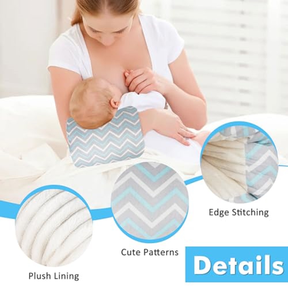 Cuscino per allattamento in cotone per neonato Mini cuscino per il braccio per l'allattamento al seno Biberon per la maternità Mamma Accessori morbidi per la cura del bambino
