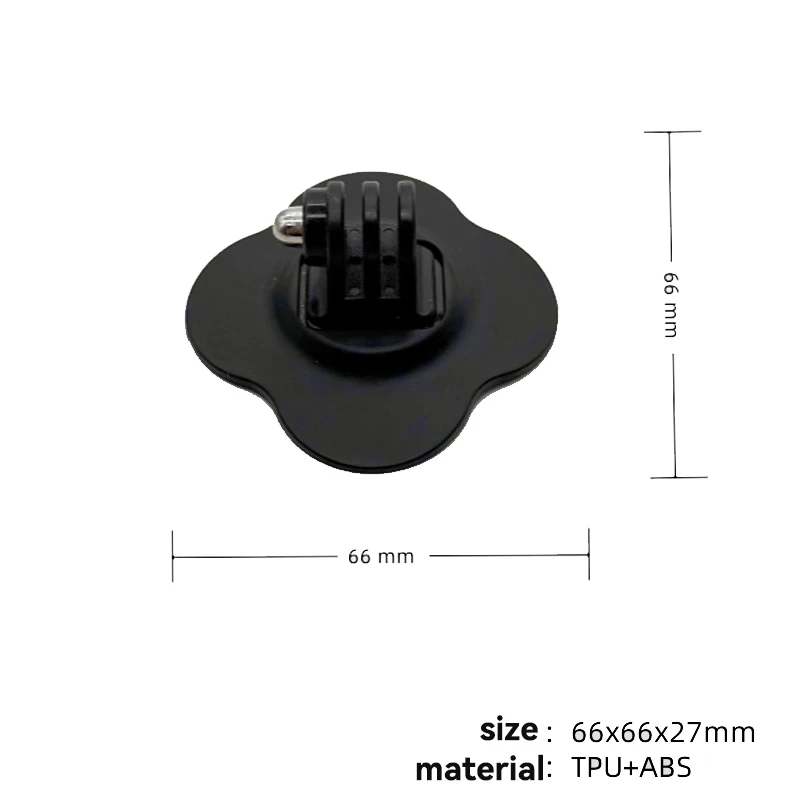 Universal Flexible Helmet Mount for GoPro 13 12 11 10 9 Insta360 X4 X5 Ace Pro Curved Flat Adhesive Base Sports Camera Accessory