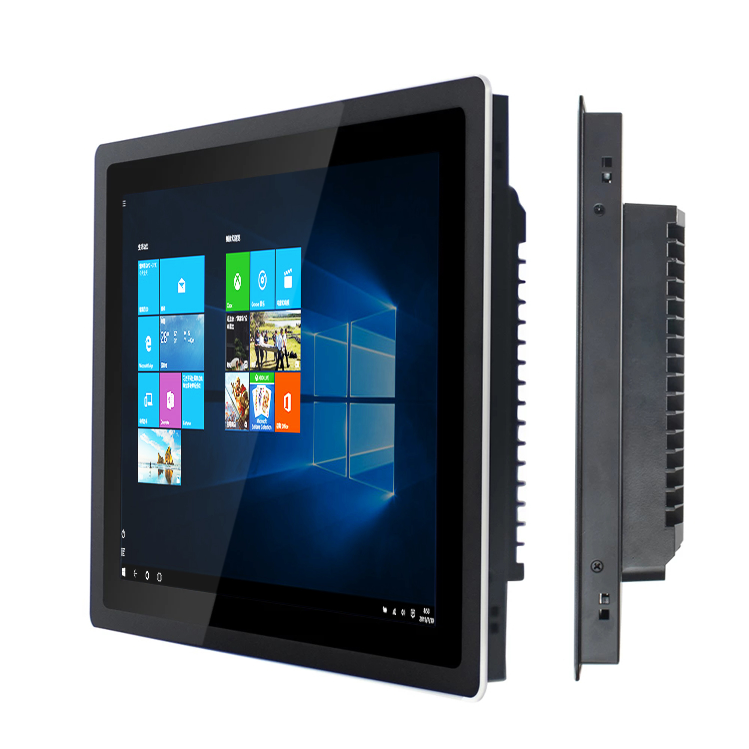 13,3 15,6 18,5 pulgadas tableta industrial panel pc todo en un ordenador con pantalla táctil capacitiva WiFi incorporado win10 pro 1366x768