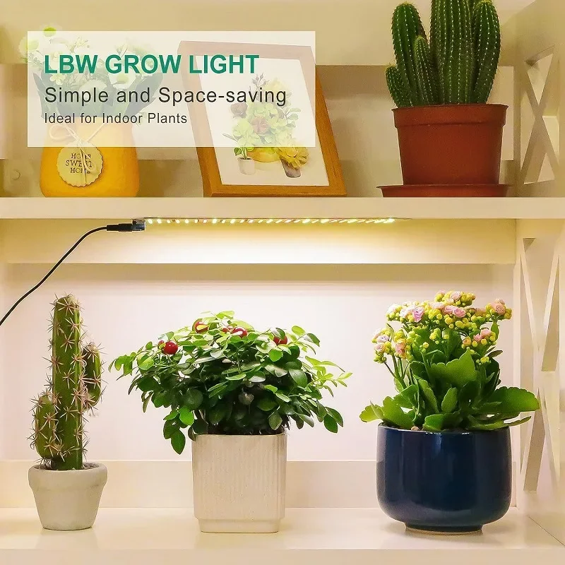 LED Panel Grow Light 135-570 Beads Led 20W Full Spectrum Ultra-thin Board Dimmable Timer Cabinet Growing Lamp for Indoor Plants