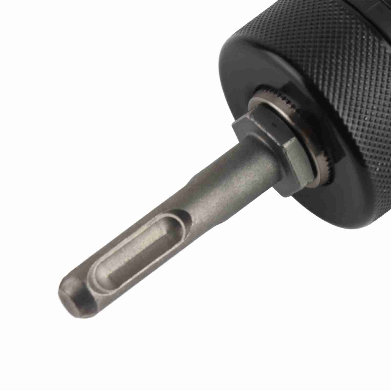 Conversor de mandril de broca de torno sem chave de metal com capacidade de 2-13 mm com acessórios de adaptador SDS