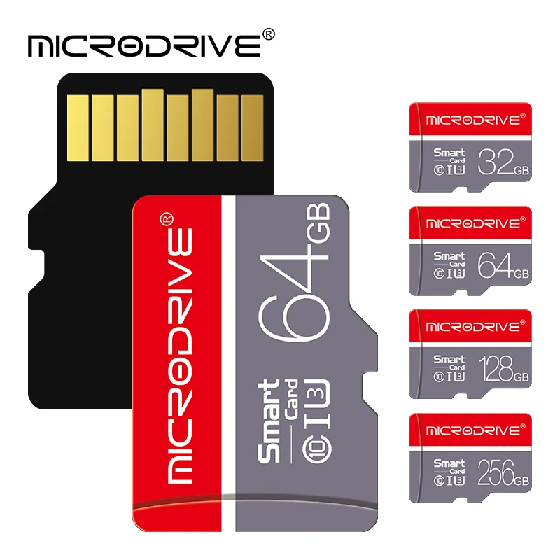 Mini carte mémoire SD pour smartphone, haute vitesse, 256 Go, classe 10, micro TF, lecteur flash, 4 Go, 8 Go, 16 Go, 32 Go, 64 Go, 128 Go