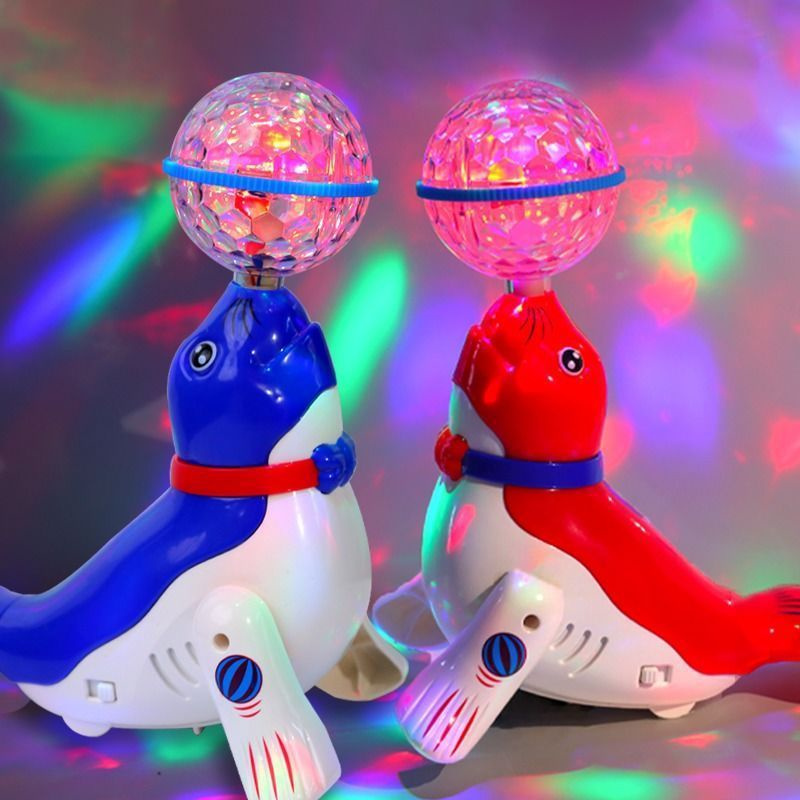 赤ちゃんハイハイおもちゃミュージカルアシカ幼児移動ウォーキングダンス電気おもちゃライト幼児インタラクティブ開発ギフト
