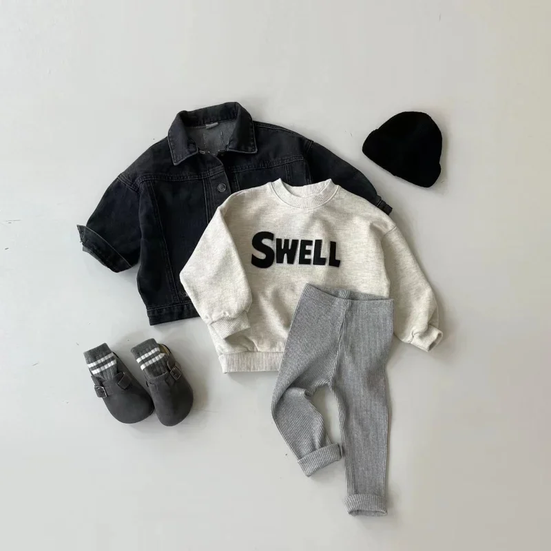 0-3t Babyhose Mädchen All-Match gestreifte dünne Leggings Kinder Baumwolle Elastizität schlanke Hose Neugeborene Stretch hose