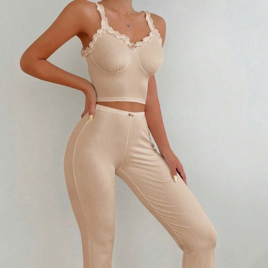 Pijamas fs sensuais com decote em V, pretos, com regata de suspensório, manga crida, em seda de leite, para usar em...